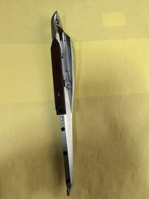 PGA GRIPPER 왼쪽 측면, 홈 포함, Somet ALPHA 직조기 부품용