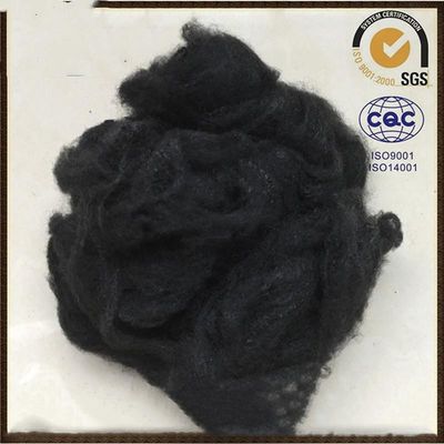 토목 섬유용 6D x 64mm 검정 PSF 버진 폴리에스터 스테이플 섬유