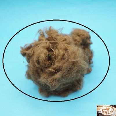 방적을 위한 처녀 급료 마약에 의하여 염색되는 폴리에스테 커피 색깔