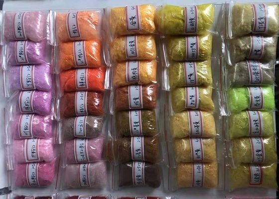 100% 순수한 재생된 폴리에스테 섬유 2.5D x 51mm 반대로 왜곡 폴리에스테 원료