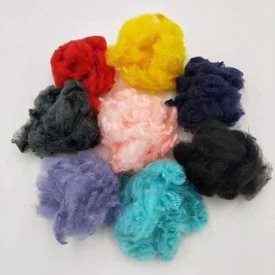 펠트 직물 원료 65mm 염료에 의해 염색된 폴리에스테 폴리에스테 요소 섬유 PSF