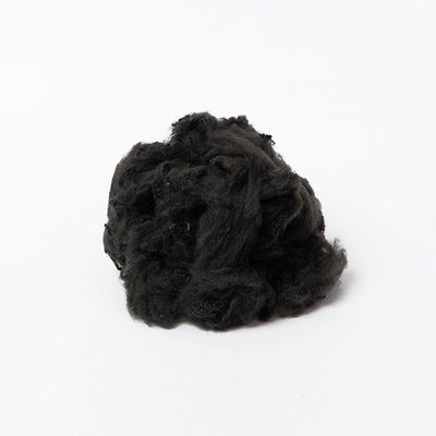 검은색 재생 폴리에스터 스테이플 섬유 PSF 토목 섬유 사용