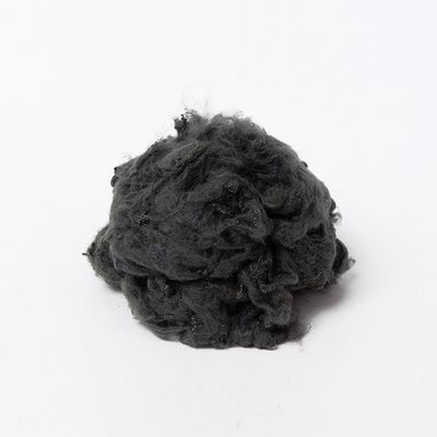 검은색 재생 폴리에스터 스테이플 섬유 PSF 토목 섬유 사용