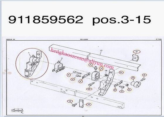 ISO9001 발사체 직기는 Sulzer 길쌈 기계 예비 품목을 분해합니다
