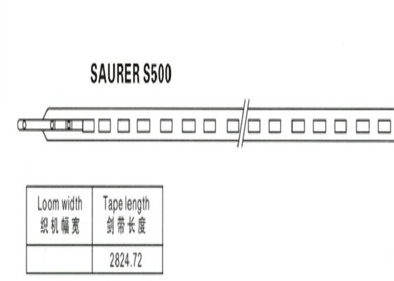테이프 Saurer S500 직조기 부품 844912