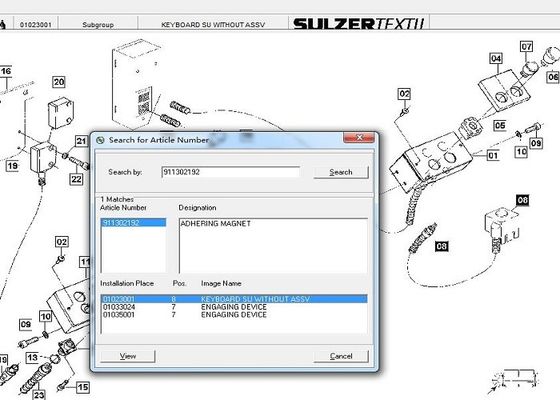 Sulzer 직조기를 위한 자석 길쌈 직조기 예비 품목 전자 예비 품목을 들고