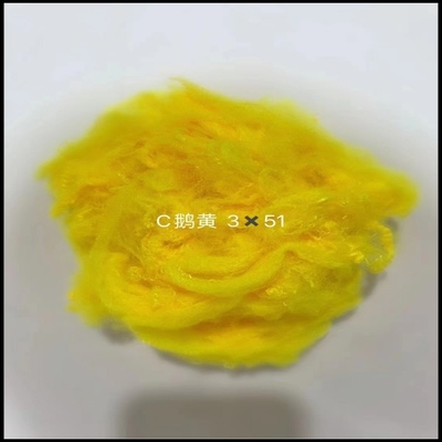 1.5dtex 65 밀리미터는 부직물을 위한 폴리에스터 스테이플 섬유를 재생했습니다